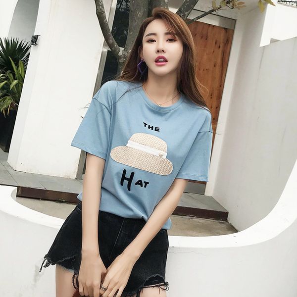 tee classic fashion women's summer leisure soft breathable short sleeve t-shirt, White
tee classic fashion women's summer leisure soft breathable short sleeve t-shirt, White