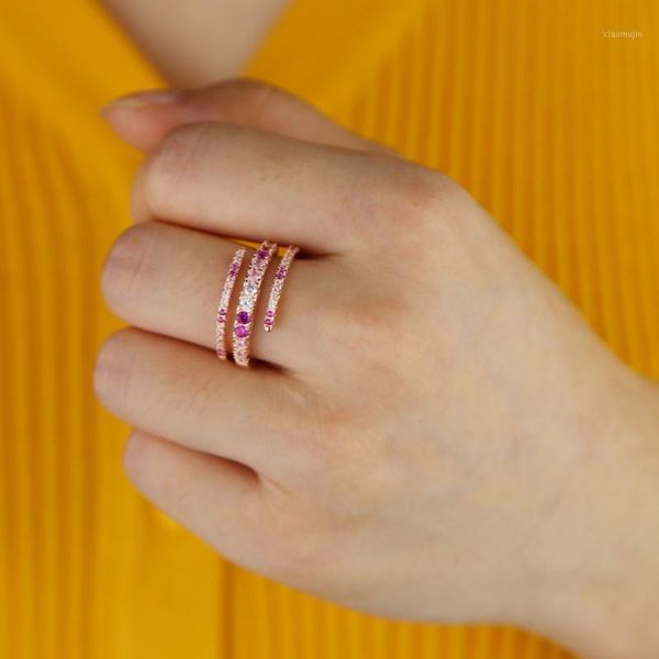# 6 7 8 multi wrap snake shape cz ring rose gold color pave pink white colourful jewelry for women ladies trendy gift 2021 cluster rings, Golden;silver
# 6 7 8 multi wrap snake shape cz ring rose gold color pave pink white colourful jewelry for women ladies trendy gift 2021 cluster rings, Golden;silver