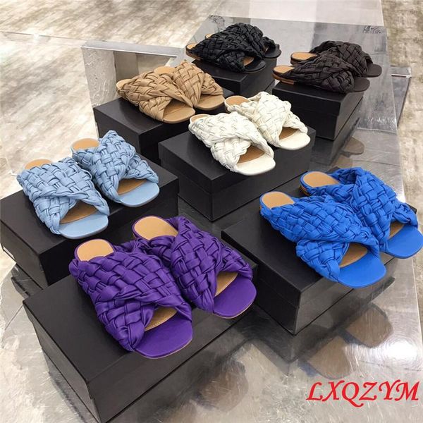 brand designer braid flat mules slippers women summer outdoors sandals cross woven ladies shoes beach slides, Black
brand designer braid flat mules slippers women summer outdoors sandals cross woven ladies shoes beach slides, Black