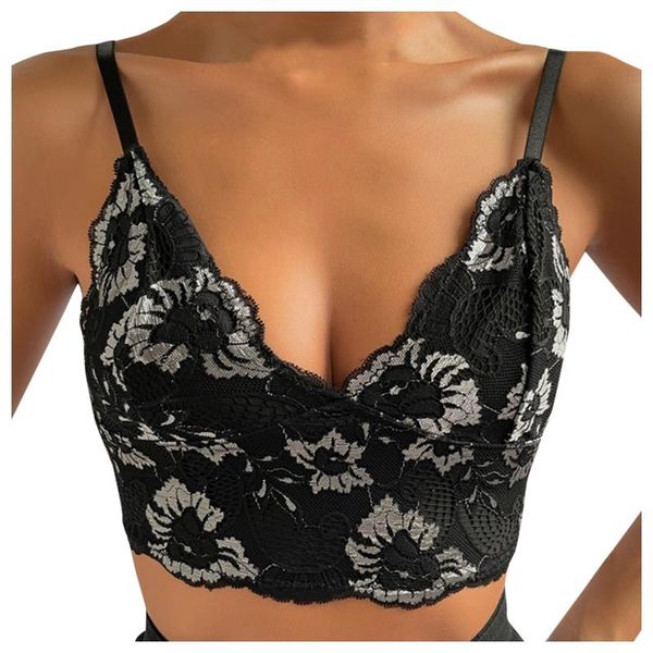 bras lingerie lace wireless bra for women padded push up bralette female brassiere summer soft backless fashion underwear, Red;black
bras lingerie lace wireless bra for women padded push up bralette female brassiere summer soft backless fashion underwear, Red;black