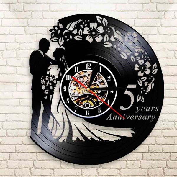 wall clocks wedding 5 years anniversary record clock moden decign happy marriage home decor for couple gift
wall clocks wedding 5 years anniversary record clock moden decign happy marriage home decor for couple gift