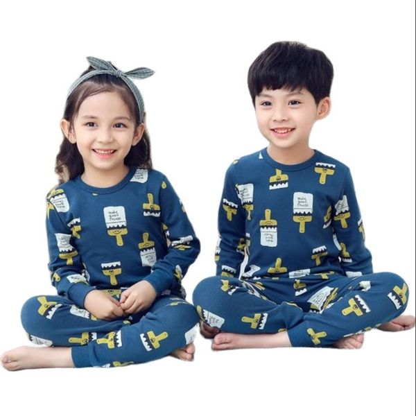 kids sleepwear baby girl spring cotton sets boys homewear pajamas children pyjamas nightwear 2-13y teenage clothes 210915, Blue;red
kids sleepwear baby girl spring cotton sets boys homewear pajamas children pyjamas nightwear 2-13y teenage clothes 210915, Blue;red