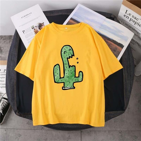 men's t-shirts 2021 summer single product cactus print t-shirt 14-color pure cotton round neck everyday cute fashion top, White;black
men's t-shirts 2021 summer single product cactus print t-shirt 14-color pure cotton round neck everyday cute fashion top, White;black