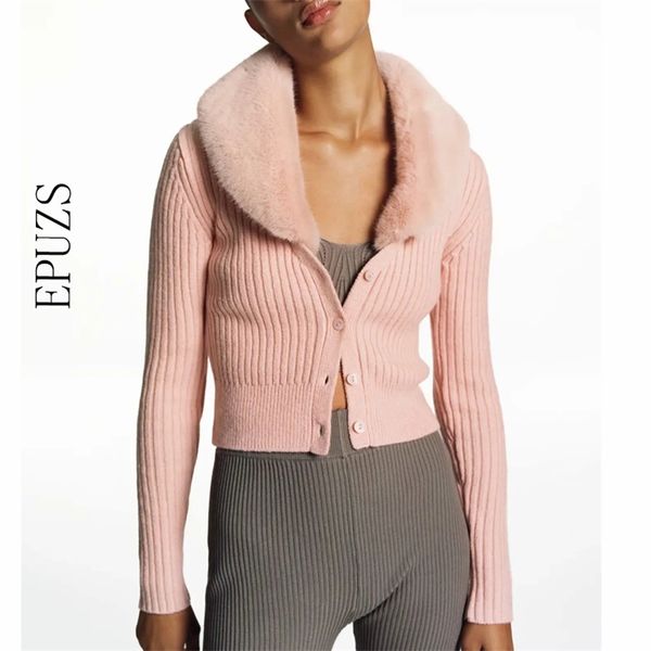 pink knitted cardigan sweater women crop za long sleeve v neck lady korean 210521, White
pink knitted cardigan sweater women crop za long sleeve v neck lady korean 210521, White