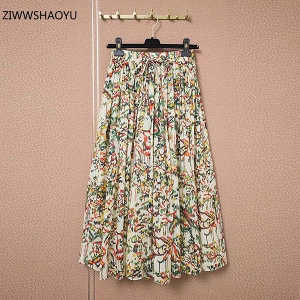 ziwwshaoyu2021summer woman fashion cotton ankle-length skirt high waist bow drawstring elegant floral printing folds a-lineskirt skirts, Black
ziwwshaoyu2021summer woman fashion cotton ankle-length skirt high waist bow drawstring elegant floral printing folds a-lineskirt skirts, Black
