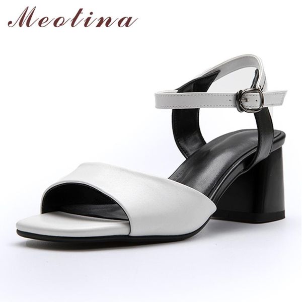 meotina women sandals summer shoes buckle square high heels mixed colors open toe fashion female white size 33-43 dress, Black
meotina women sandals summer shoes buckle square high heels mixed colors open toe fashion female white size 33-43 dress, Black