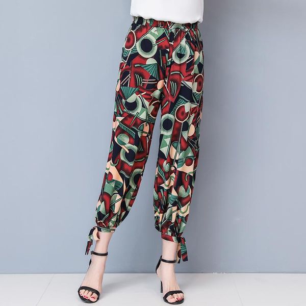 women's pants & capris women floral print harem summer elastic high waist casual streetwear ankle-length 2021, Black;white
women's pants & capris women floral print harem summer elastic high waist casual streetwear ankle-length 2021, Black;white