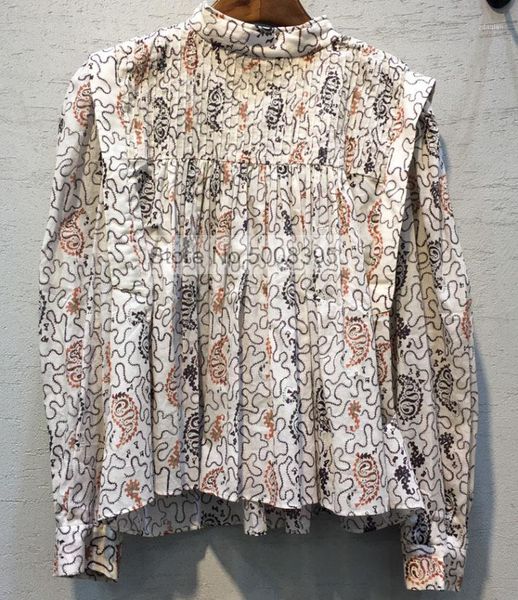 woman 2021ss printing cotton blouse pleated detail stand collar long sleeves buttoned women's blouses & shirts, White
woman 2021ss printing cotton blouse pleated detail stand collar long sleeves buttoned women's blouses & shirts, White