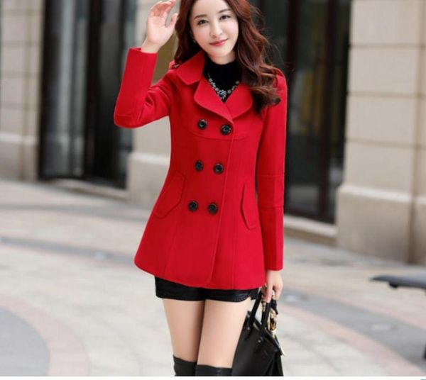 women's wool & blends 2021 spring and autumn winter long sleeve woolen overcoat coat, Black
women's wool & blends 2021 spring and autumn winter long sleeve woolen overcoat coat, Black