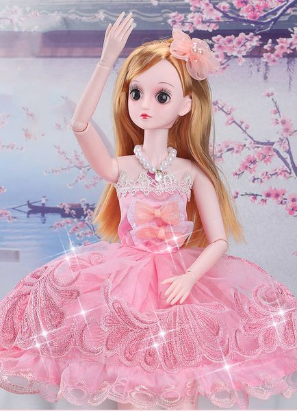 60cm bjd doll with princess clothes accessories movable jointed 1/3 dolls handmade wedding gown dress toys for girls gift
60cm bjd doll with princess clothes accessories movable jointed 1/3 dolls handmade wedding gown dress toys for girls gift