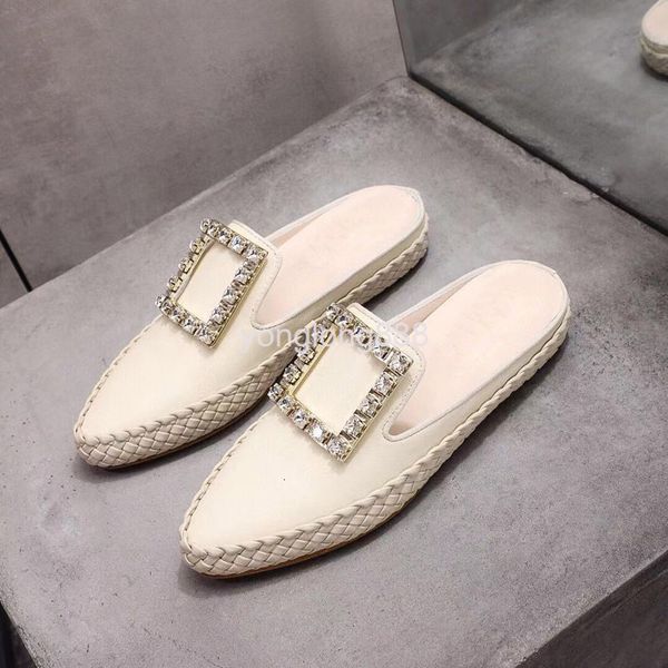 dress shoes summer square buckle baotou flat muller shoes street style lazy half tow fisherman, Black
dress shoes summer square buckle baotou flat muller shoes street style lazy half tow fisherman, Black