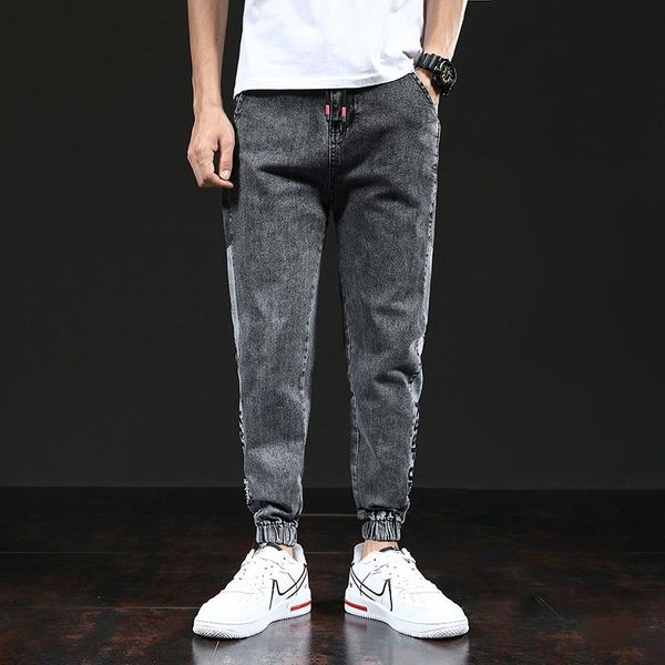 men's jeans 2021 autumn casual stitching fashion harem pants denim trousers oversize -5xl brand clothing, Blue
men's jeans 2021 autumn casual stitching fashion harem pants denim trousers oversize -5xl brand clothing, Blue