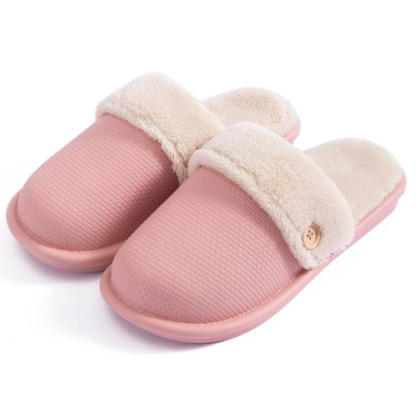 unwaterproof cotton plush slippers women's winter home indoor warmth non-slip soft thick sole men outdoor wear shoes, Black
unwaterproof cotton plush slippers women's winter home indoor warmth non-slip soft thick sole men outdoor wear shoes, Black
