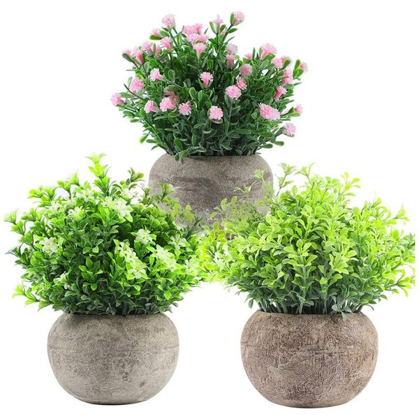decorative flowers & wreaths artificial plants indoors in pots - fake and set of 3 lifelike faux for home pink white green
decorative flowers & wreaths artificial plants indoors in pots - fake and set of 3 lifelike faux for home pink white green
