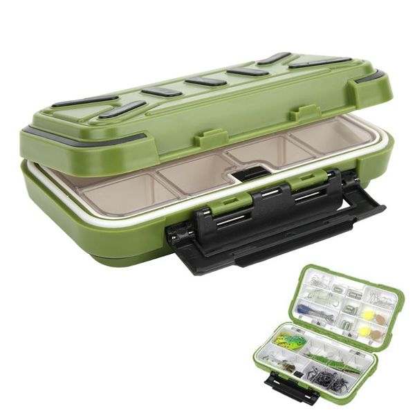 durable double sided fishing tools case abs waterproof tackle box bait lure hooks storage organizer container accessories
durable double sided fishing tools case abs waterproof tackle box bait lure hooks storage organizer container accessories