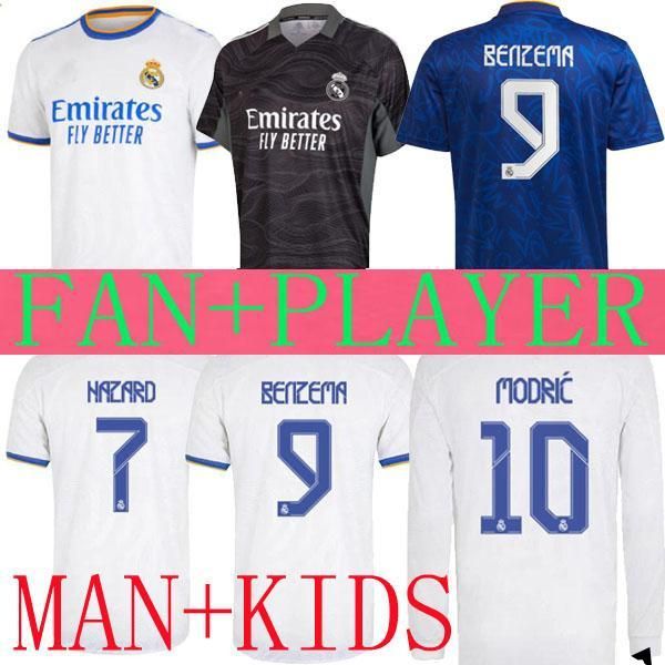 real madrid soccer jerseys away 21 22 benzema hazard special goalkeeper long sleeve ramos isco 2021 2022 camiseta football shirts men kids k, Black;yellow 
real madrid soccer jerseys away 21 22 benzema hazard special goalkeeper long sleeve ramos isco 2021 2022 camiseta football shirts men kids k, Black;yellow