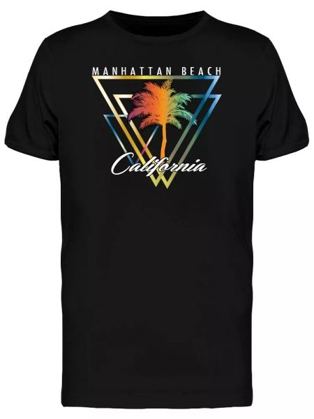 california miami summer retro men's tee -image by shutterstock, White;black 
california miami summer retro men's tee -image by shutterstock, White;black
