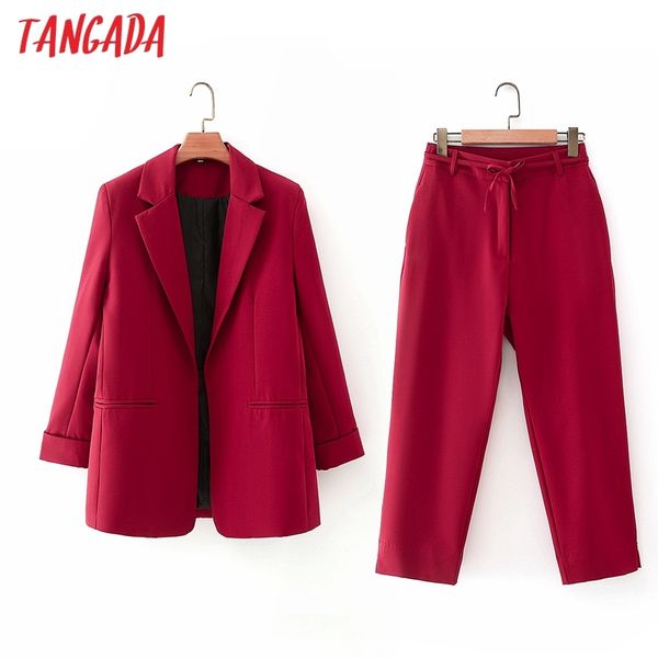 tracksuit sets office lady work women's red blazer suit 2 piece set coat and pants da92 210416, White
tracksuit sets office lady work women's red blazer suit 2 piece set coat and pants da92 210416, White