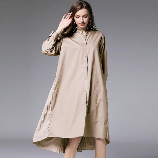 casual dresses sheer shirt dress summer long sleeve pleated black red green office work ladies plus size for women 4xl, Black;gray
casual dresses sheer shirt dress summer long sleeve pleated black red green office work ladies plus size for women 4xl, Black;gray