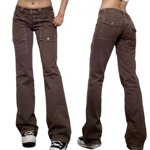 women's pants & capris 2021 straight leg long pants, vintage mid waist solid color loose with flap pockets, Black;white
women's pants & capris 2021 straight leg long pants, vintage mid waist solid color loose with flap pockets, Black;white