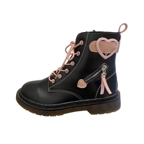 cute lolita boots women ankle girls shoes side zipper lovely pink heart-shaped, Black
cute lolita boots women ankle girls shoes side zipper lovely pink heart-shaped, Black