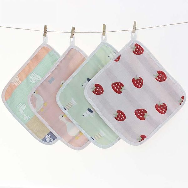 towel 4pcs/pack 100% cotton 6-layer gauze square 25*25cm cartoon jacquard baby saliva kindergarten hand
towel 4pcs/pack 100% cotton 6-layer gauze square 25*25cm cartoon jacquard baby saliva kindergarten hand