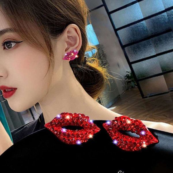 korean red full of diamond pearl personality exaggerated lips big fashion nightclub earrings female, Black
korean red full of diamond pearl personality exaggerated lips big fashion nightclub earrings female, Black