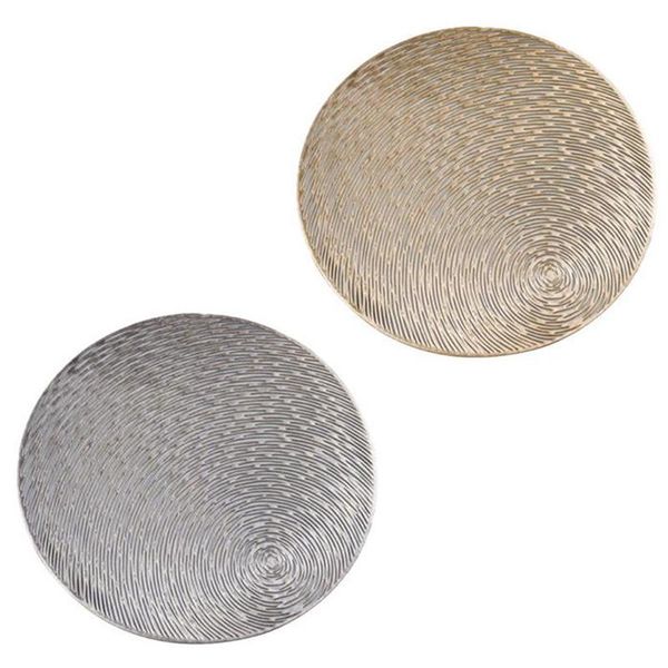 mats & pads 38cm round placemat heat-resistant wear-resistant non-slip table holiday decoration gold silver 2021 style
mats & pads 38cm round placemat heat-resistant wear-resistant non-slip table holiday decoration gold silver 2021 style