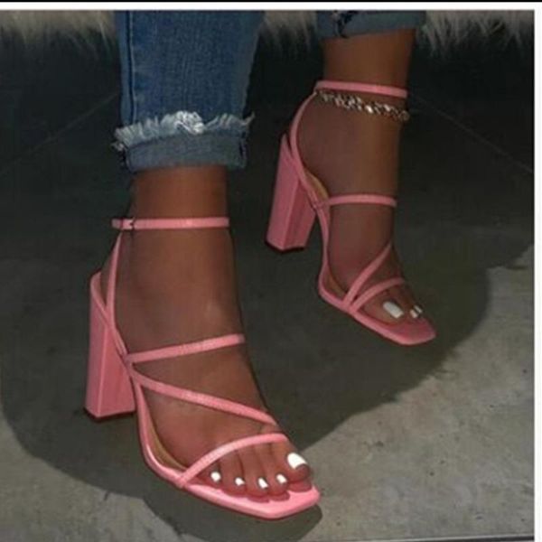 pink summer sandals comfortable and versatile open-toe high-heeled sandal casual outdoor solid color plus size shoes dress, Black
pink summer sandals comfortable and versatile open-toe high-heeled sandal casual outdoor solid color plus size shoes dress, Black