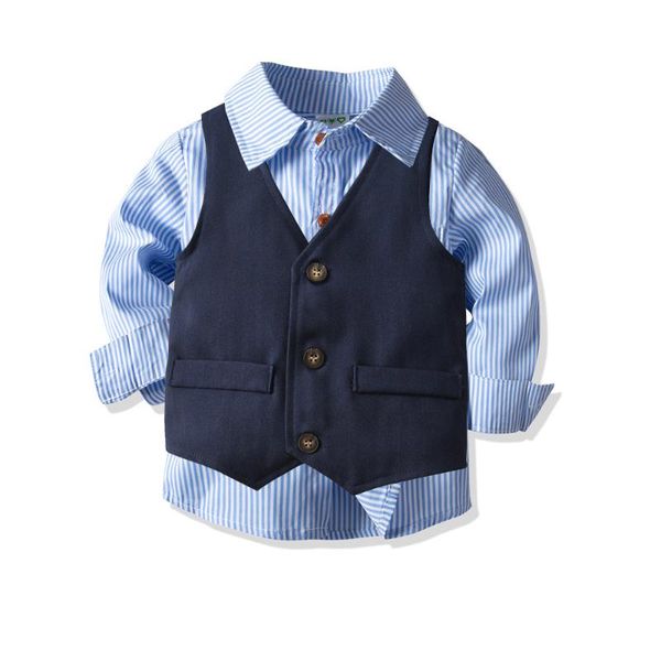 suits 4pcs/set infant boys blue striped shirt for kids boy outerwear wedding children formal party clothes suit, Black
suits 4pcs/set infant boys blue striped shirt for kids boy outerwear wedding children formal party clothes suit, Black