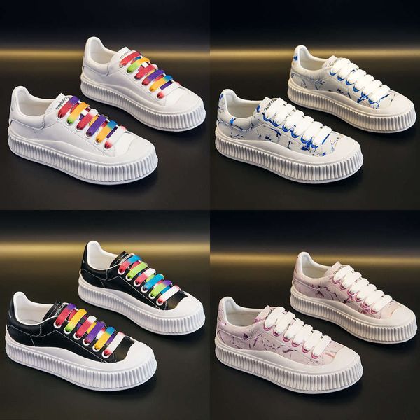 casual shoes leather small white women's 2021 spring new korean versatile thick sole fashion casual color student 8zhi, Black
casual shoes leather small white women's 2021 spring new korean versatile thick sole fashion casual color student 8zhi, Black