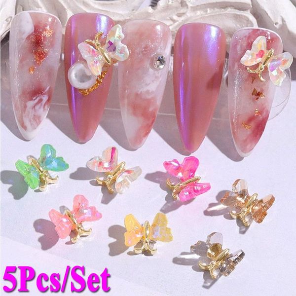 nail art decorations 5 pcs aurora symphony butterfly semi-transparent holographic rhinestone charm manicure accessories, Silver;gold
nail art decorations 5 pcs aurora symphony butterfly semi-transparent holographic rhinestone charm manicure accessories, Silver;gold