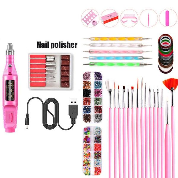 nail art kits usb smart sensor lamp uv led dryer potherapy manicure tools set electric drill gifts
nail art kits usb smart sensor lamp uv led dryer potherapy manicure tools set electric drill gifts