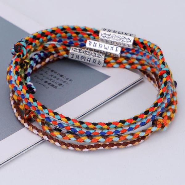 handmade tibetan buddhist lucky woven amulet bracelets & bangles silver six-character mantra charm rope buddha bracelet, Golden;silver
handmade tibetan buddhist lucky woven amulet bracelets & bangles silver six-character mantra charm rope buddha bracelet, Golden;silver