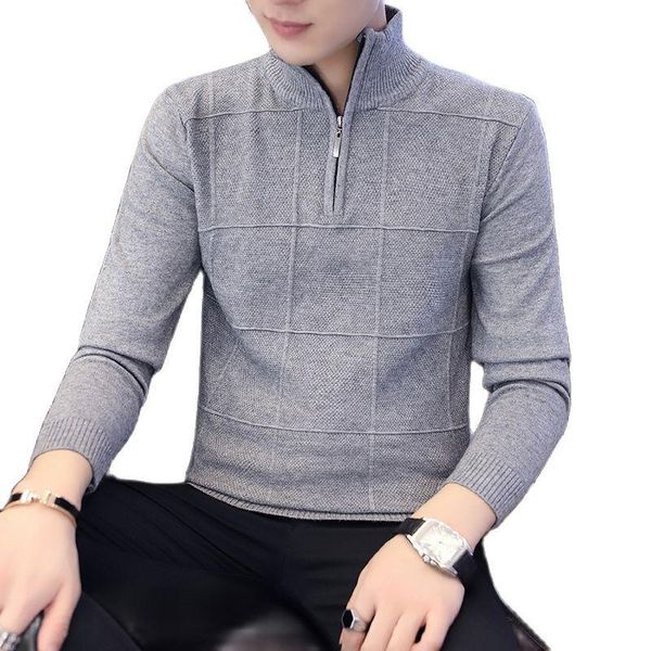 men's sweaters 2021 autumn winter warm cashmere wool zipper pullover man casual knitwear plus size -xxxl, White;black
men's sweaters 2021 autumn winter warm cashmere wool zipper pullover man casual knitwear plus size -xxxl, White;black