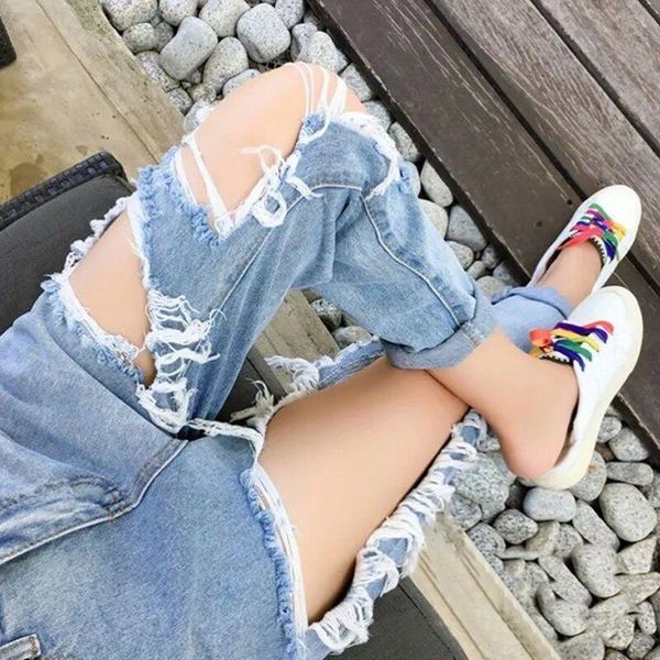 women's jeans ripped for women spring autumn loose student bf all-match nine-point straight beggar harem pants 5xl plus size, Blue
women's jeans ripped for women spring autumn loose student bf all-match nine-point straight beggar harem pants 5xl plus size, Blue