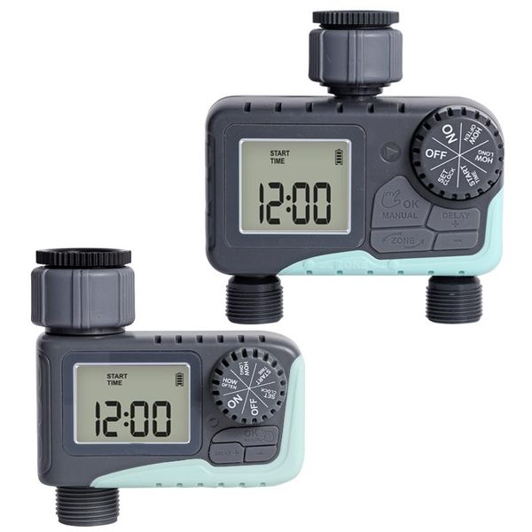 watering equipments 2021 electronic automatic two outlet digital display water timer garden irrigation controller for
watering equipments 2021 electronic automatic two outlet digital display water timer garden irrigation controller for