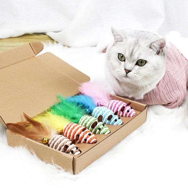 cat toys 70% drop5pcs pet kitten feather bell false mouse rat doll funny playing chew
cat toys 70% drop5pcs pet kitten feather bell false mouse rat doll funny playing chew