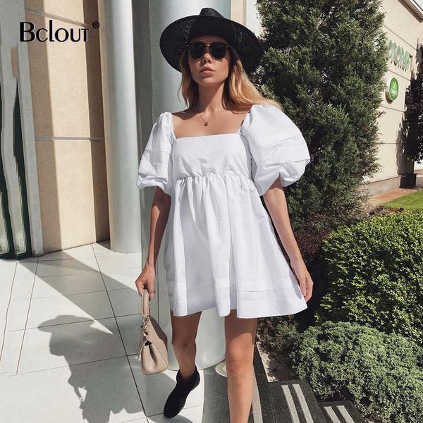 bclout white loose cotton puff sleeve thin women dress summer backless square collar high waist pleated mini dresses woman 210709, Black;gray
bclout white loose cotton puff sleeve thin women dress summer backless square collar high waist pleated mini dresses woman 210709, Black;gray