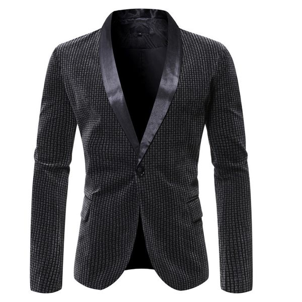 fashion suits men's casual color contrast green fruit collar one button in 2021, White;black
fashion suits men's casual color contrast green fruit collar one button in 2021, White;black