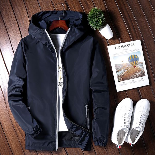 men's jackets spring fall of men coats with thin hood fitting long sleeve homme jacket mark casual hip hop clothing windproof sun block, Black;brown
men's jackets spring fall of men coats with thin hood fitting long sleeve homme jacket mark casual hip hop clothing windproof sun block, Black;brown