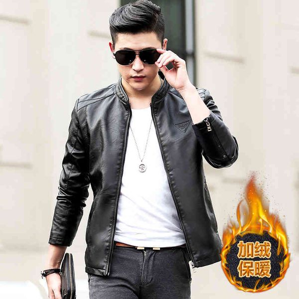 2021 new coat men's casual et korean fashion pu leather youth stand collar cloth men, Black
2021 new coat men's casual et korean fashion pu leather youth stand collar cloth men, Black