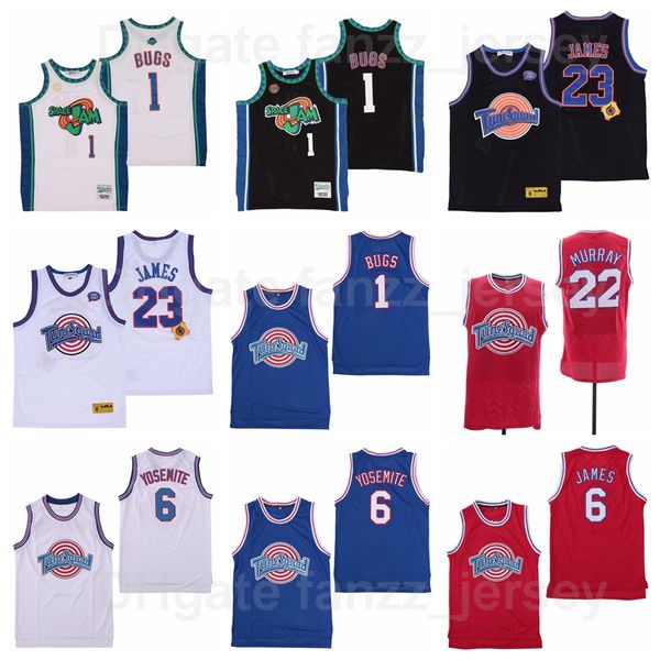 movie tune squad looney tunes basketball 1 bugs bunny jersey 22 bill murray yosemite 6 lebron james space jam white red black blue team colo
movie tune squad looney tunes basketball 1 bugs bunny jersey 22 bill murray yosemite 6 lebron james space jam white red black blue team colo