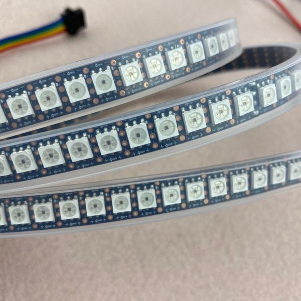 144pcs apa-102c addressable led pixel strip,144pixels/m;waterproof in silicon tube strips
144pcs apa-102c addressable led pixel strip,144pixels/m;waterproof in silicon tube strips