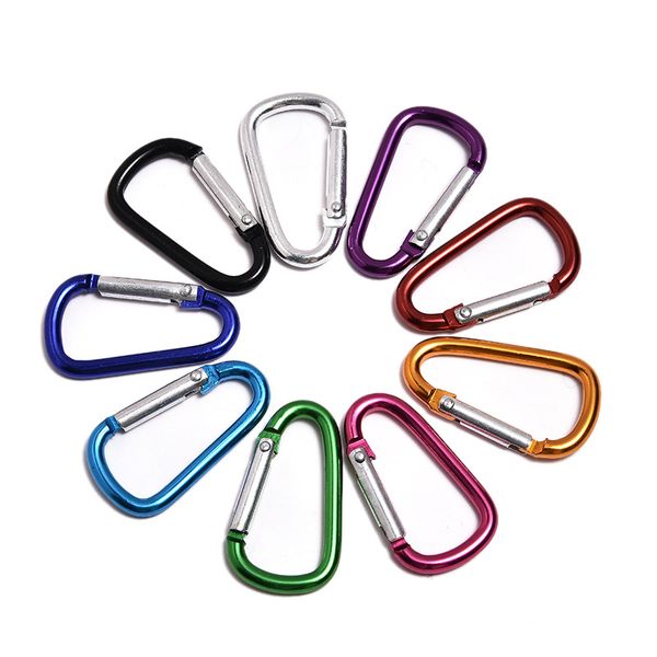 carabiner ring keyrings keychains outdoor camp snap clip hook keychain hiking aluminum metal convenient camping supplies
carabiner ring keyrings keychains outdoor camp snap clip hook keychain hiking aluminum metal convenient camping supplies