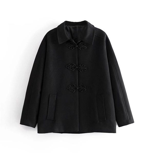 women's wool & blends zxqj women black woolen jacket 2021 autumn fashion ladies oversize vintage lapel short coat female knot buckle so
women's wool & blends zxqj women black woolen jacket 2021 autumn fashion ladies oversize vintage lapel short coat female knot buckle so