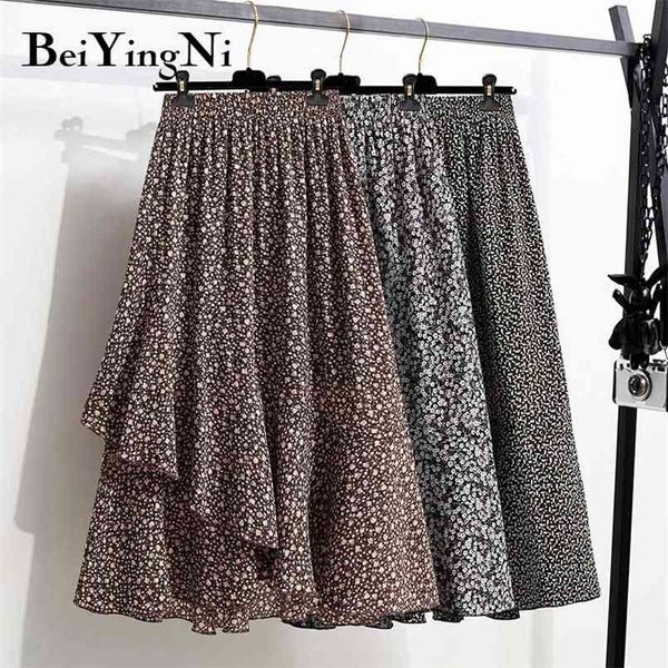 irregular retro midi skirts women floral print pleated plus size elastic high waist korean chiffon skirt 4xl saia 210506, Black
irregular retro midi skirts women floral print pleated plus size elastic high waist korean chiffon skirt 4xl saia 210506, Black