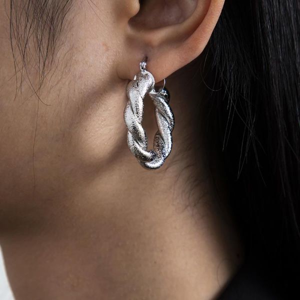 stud 2021 fashion temperament frosted vintage twisted metal earrings for women geometric circle jewelry accessories, Golden;silver
stud 2021 fashion temperament frosted vintage twisted metal earrings for women geometric circle jewelry accessories, Golden;silver