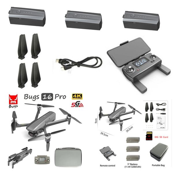 11.4v 3200mah batter/propeller for bugs16 pro 5g gps rc drone spare parts b16 pro accessories b16pro gps drone battery blade arm
11.4v 3200mah batter/propeller for bugs16 pro 5g gps rc drone spare parts b16 pro accessories b16pro gps drone battery blade arm
