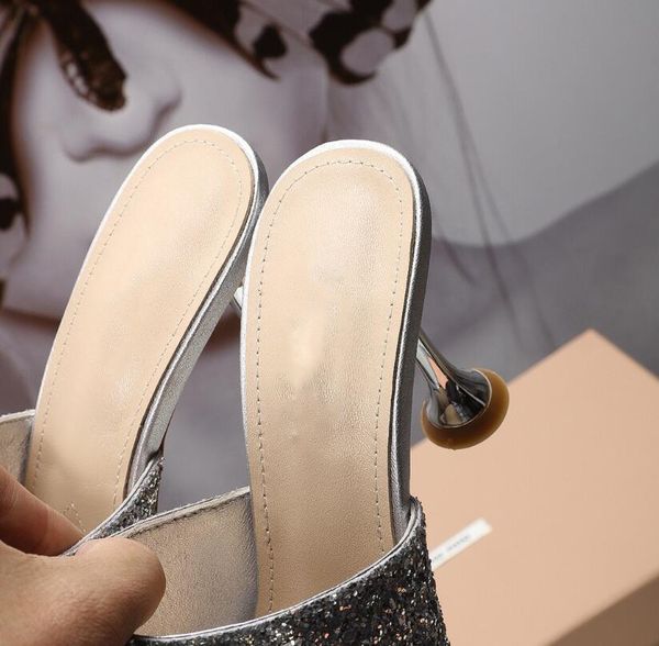 crystal embroidered designer fashion bling party slippers for high heel 8.5cm women sandals, Black
crystal embroidered designer fashion bling party slippers for high heel 8.5cm women sandals, Black
